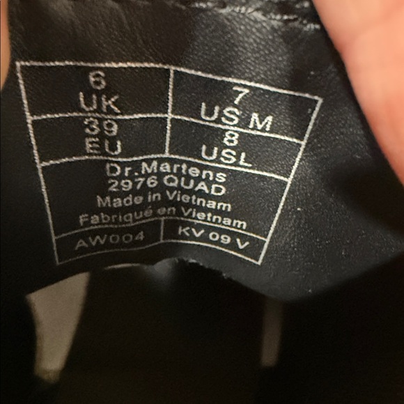 DR. MARTENS 2976 QUAD‎ PLATFORM CHELSEA WOMEN'S BOOT WHITE SMOOTH LEATHER SIZE 8 - Picture 7 of 9